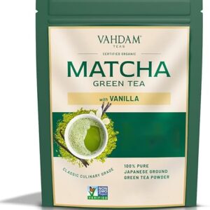 VAHDAM, Vanille Matcha Teepulver, 100% Reines, 25g