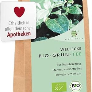 Weltecke Bio-Grün-Tee 300g | Frisch, Veganer Detox