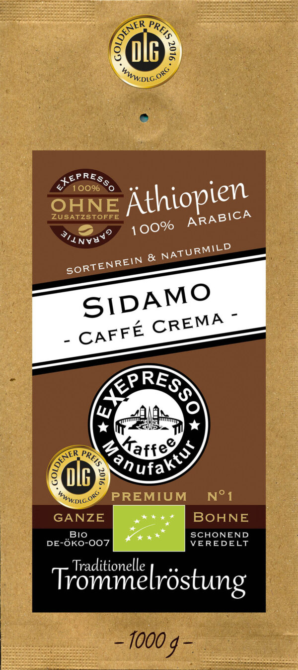 Westpfalz Rösterei Bio SIDAMO CAFFÈ 1kg