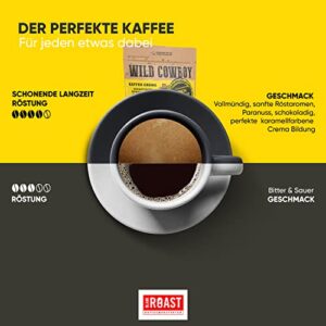 Wild Cowboy Crema – Ganze Kaffeebohnen, 1000g
