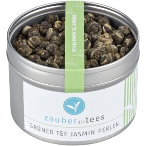Zauber des Tees: Jasmin Grüntee Perlen, 90g
