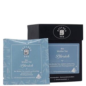 Bio Pfirsich Paulsen Weißer Tee im Pyramidenbeutel