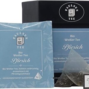 Bio Pfirsich Paulsen Weißer Tee im Pyramidenbeutel