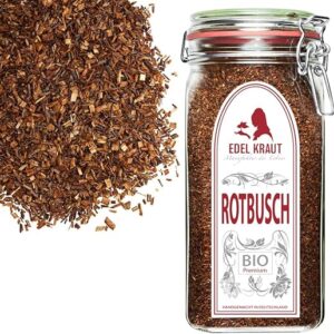 Edel Kraut BIO Rooibos Tee 400g im Premium Drahtbügelglas