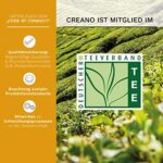 Creano ErblühTeelini Geschenkset mit Teeglas, 8 Teeblumen