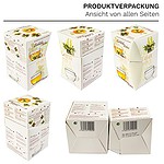 Creano ErblühTeelini Geschenkset mit Teeglas, 8 Teeblumen