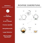 Creano Teeblumen-Mix Geschenkset mit Teekanne