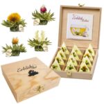 Creano Teelini Teeblumen-Geschenkset, 4 Sorten, 12 Stück