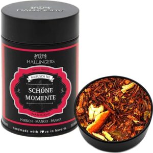 Hallingers Loser Rooibos-Tee mit Pfirsich, Mango & Papaya