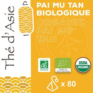 Khla – Bio Weißer Tee Pai Mu Tan, 80 Beuteln