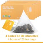 Khla - Bio Weißer Tee Pai Mu Tan, 80 Beuteln