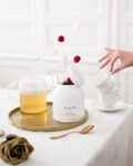 Kusmi Bio Weißer und Grüner Tee, Himbeere und Rose, 120g