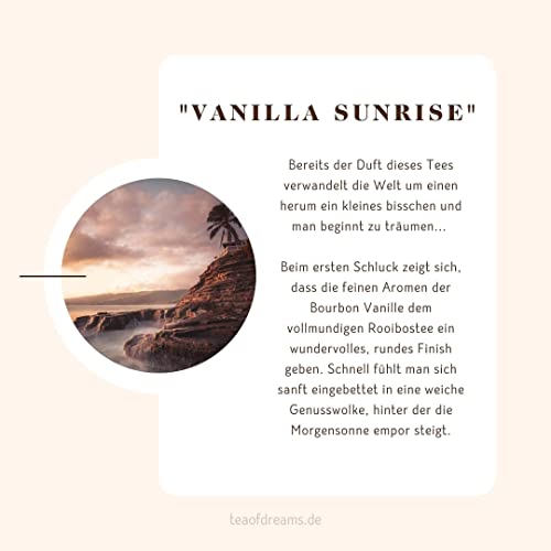 Tea of Dreams Bio Rooibos Tee Vanille 'Vanilla Sunrise' 80g