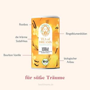 Tea of Dreams Bio Rooibos Tee Vanille ‘Vanilla Sunrise’ 80g