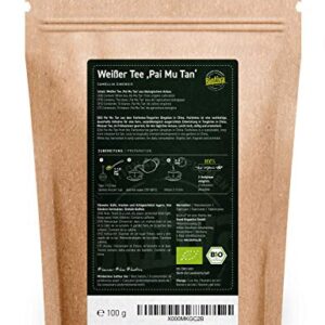 Weißer Pai Mu Tan Tee Bio 100g – Biotiva