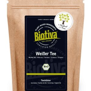 Weißer Pai Mu Tan Tee Bio 100g - Biotiva