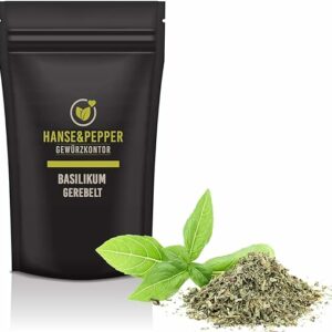 Hanse&Pepper 250g Basilikum gerebelt, feinstes Aroma Gourmet