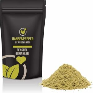 250g gemahlenes Fenchelpulver, natürlich aromatisch