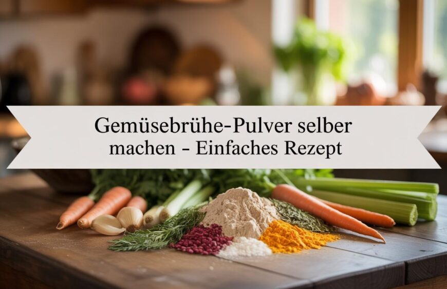 Gemüsebrühe-Pulver selber machen - Einfaches Rezept - Kaffee, Tee ...