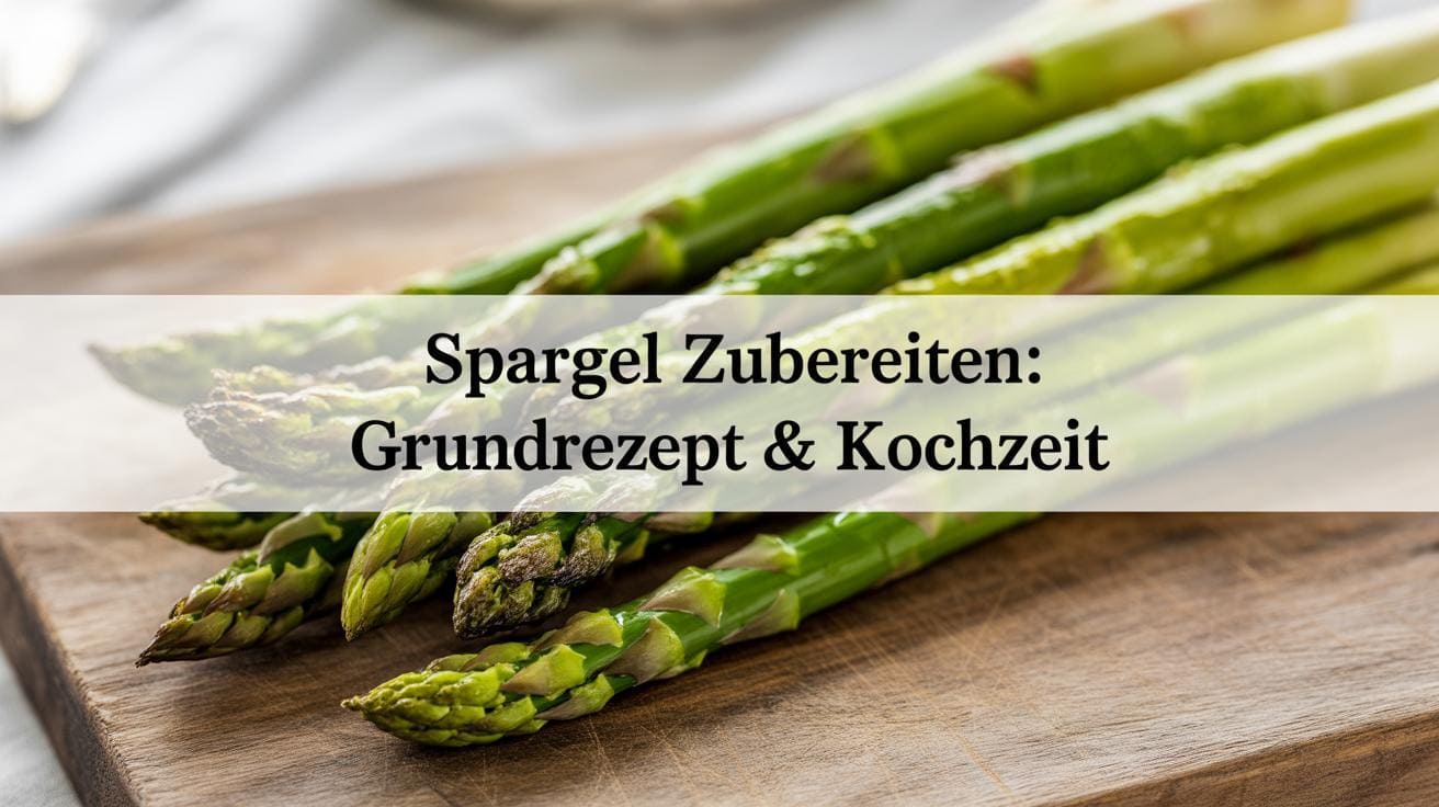 Spargel zubereiten: Grundrezept &amp; Kochzeit - Kaffee, Tee &amp; Gewürze Shop