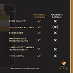 5g afghanischer Gourmet Safran Spitzenkategorie