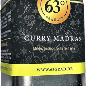 63 Grad - Curry Madras - Indisch Fruchtig Scharf (75g)