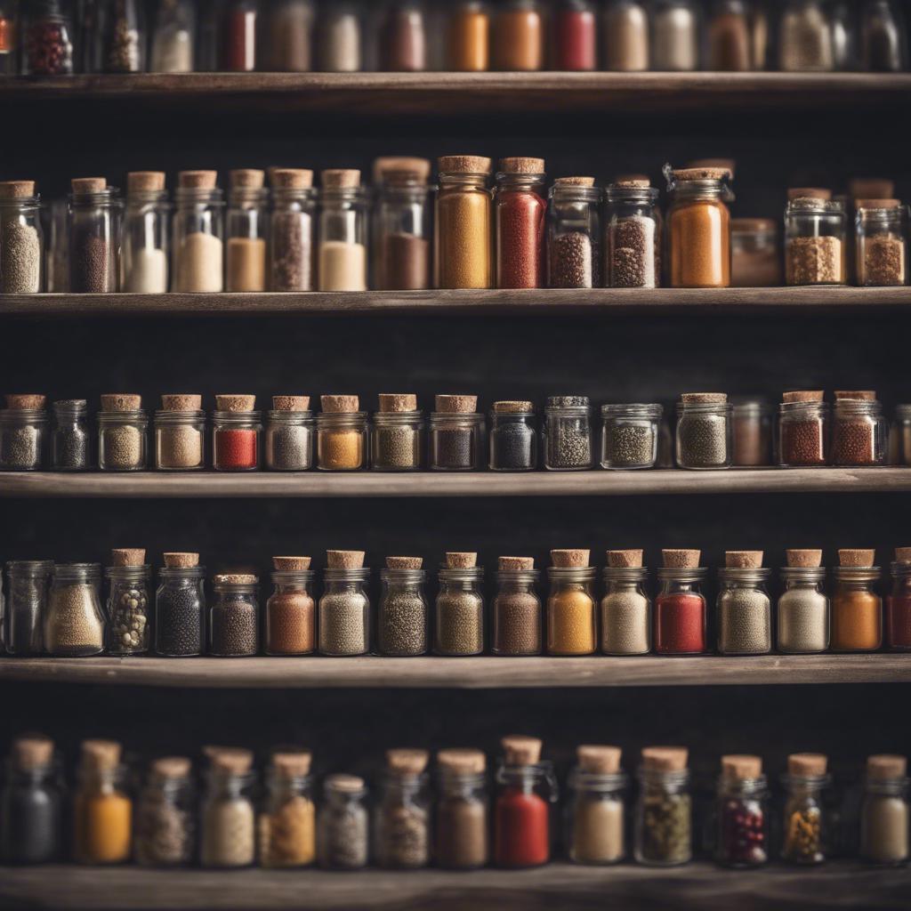 Grundregeln für die Harmonie im Gewürzregal