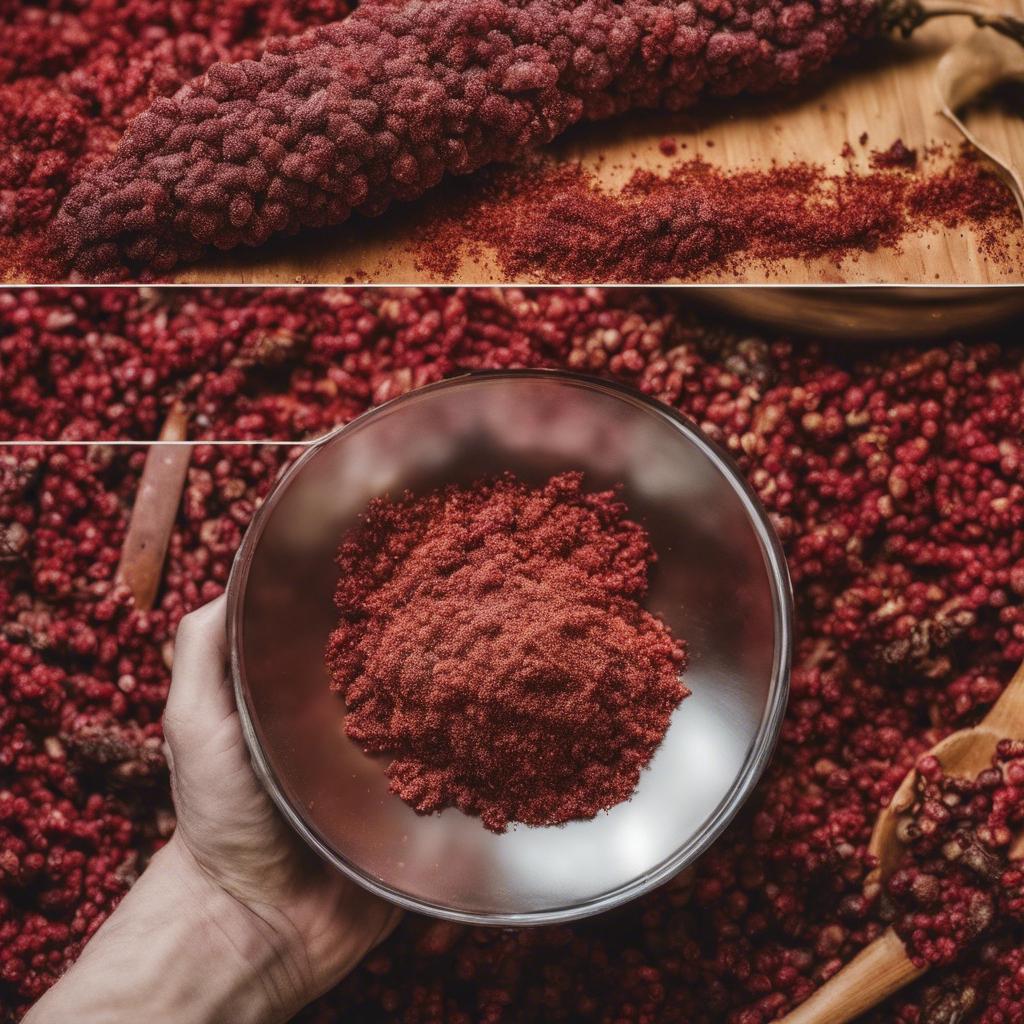 Schritt-für-Schritt Anleitung - So bereitest du Sumach Gewürz zu Hause vor