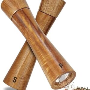 Akazienholz Salz- und Pfeffermühlen Set BVHOTO