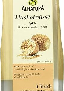 Alnatura Bio Muskatnüsse, 3 Stück