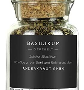 Ankerkraut Basilikum gerebelt, 25g Korkenglas