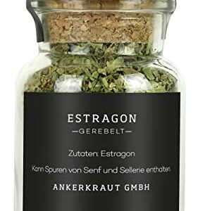 Ankerkraut Estragon, gerebelt, 16g Korkenglas