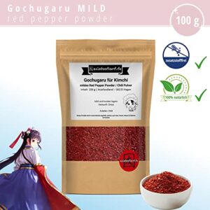 Asiafoodland – Gochugaru Chili-Pulver, 100g Packung