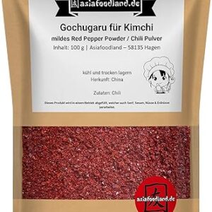 Asiafoodland - Gochugaru Chili-Pulver, 100g Packung