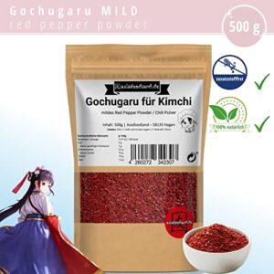 Asiafoodland – Gochugaru für Kimchi, Chili Pulver, 500g