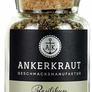 Ankerkraut Basilikum gerebelt, 25g Korkenglas