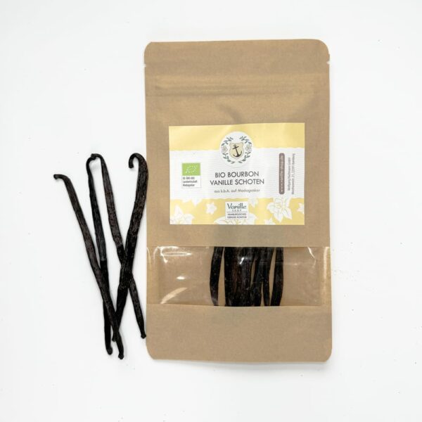 Vanille Shop Hamburgisches Genusskontor Bio Bourbon Vanilleschoten Premium aus Madagaskar
