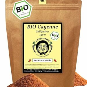 Uncle Spice BIO Cayennepfeffer Chilipulver 150g