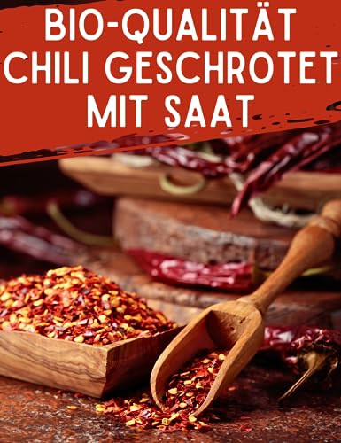 OmVeda BIO Chili geschrotet, SEHR SCHARF 100g