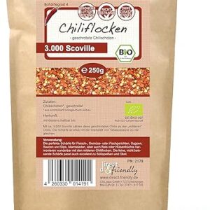 BDirect & Friendly Bio Chili mild geschrotet, 250g