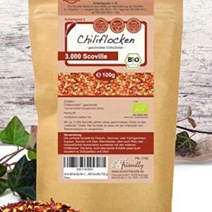 Bio Chili mild geschrotet Chiliflocken (100g)