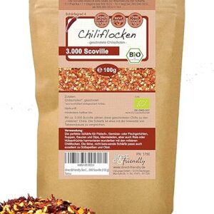 Bio Chili mild geschrotet Chiliflocken (100g)