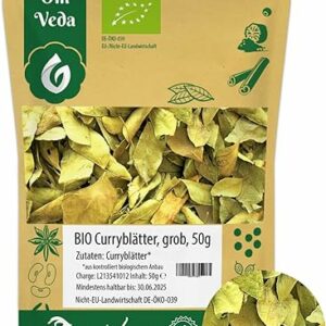 BIO Curryblätter 50g | Getrocknet | DE-ÖKO-039 | OmVeda