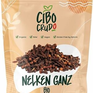 Cibo Crudo Bio Gewürznelken Ganz - 200g Sonnengetrocknet