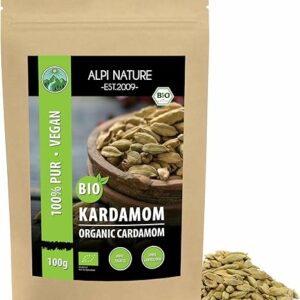 Alpi Nature BIO Kardamom ganz, 100g, laborgeprüft