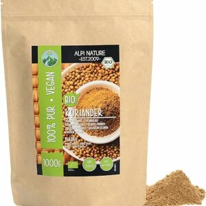 BIO Koriander gemahlen (1kg), laborgeprüft, 100% rein