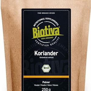 Bio Koriander gemahlen 250g - Biotiva Deutschland