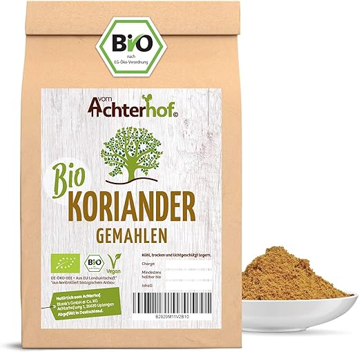 Bio Koriander gemahlen 500g vom Achterhof
