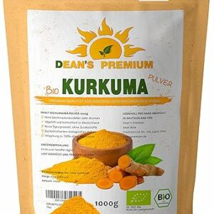 Dean's Premium Bio Kurkuma Pulver 1kg