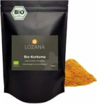 Lozana BIO Kurkuma Pulver, Premium Rohkost, 1 kg